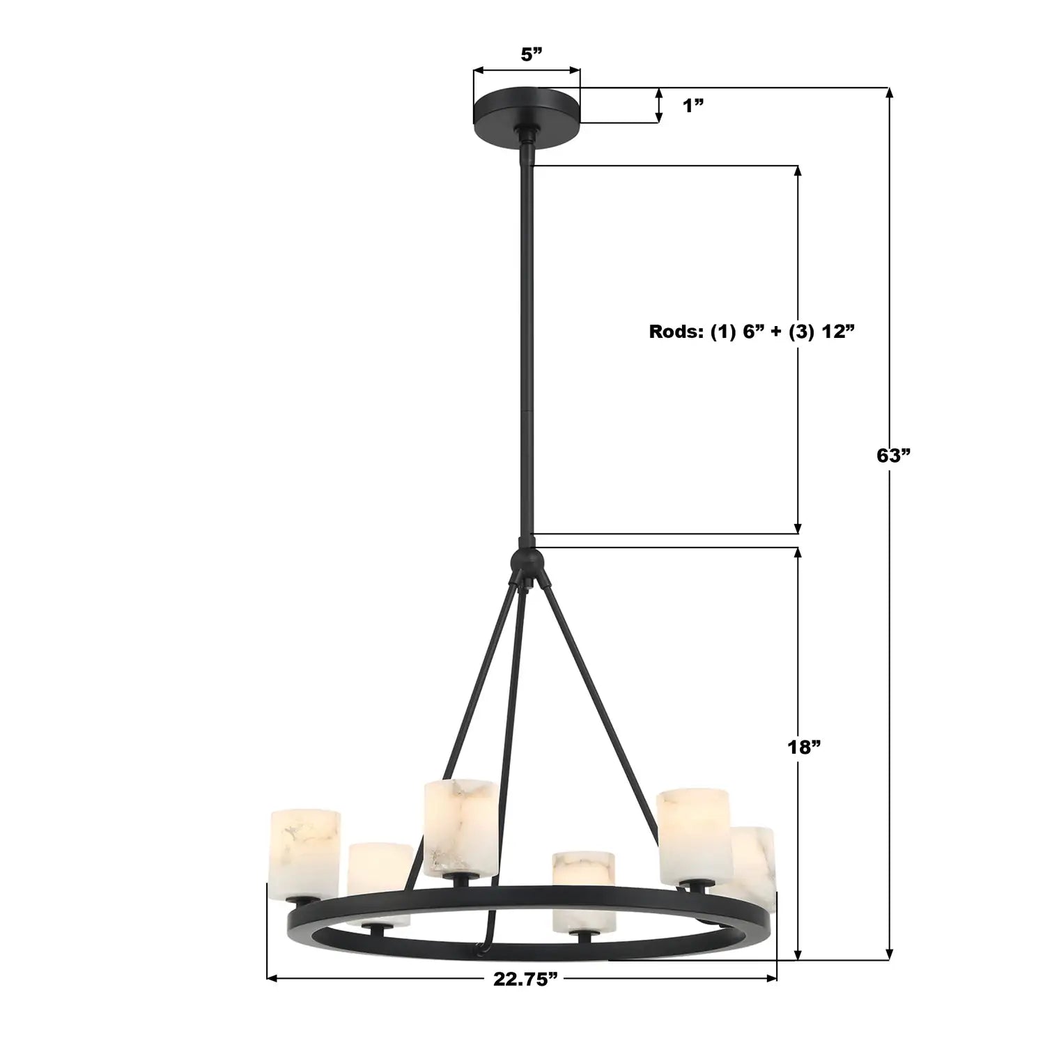 CRYSTORAMA, ARAGON LED CHANDELIER, CHANDELIER LIGHT