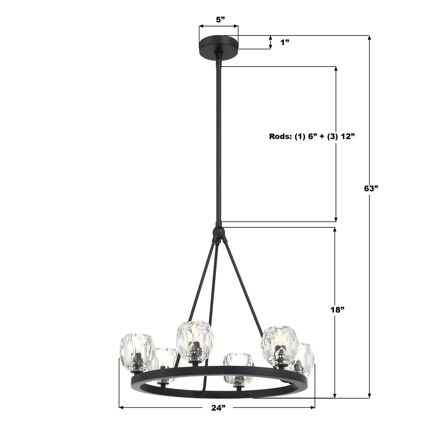 CRYSTORAMA, ARAGON LED CHANDELIER, CHANDELIER LIGHT