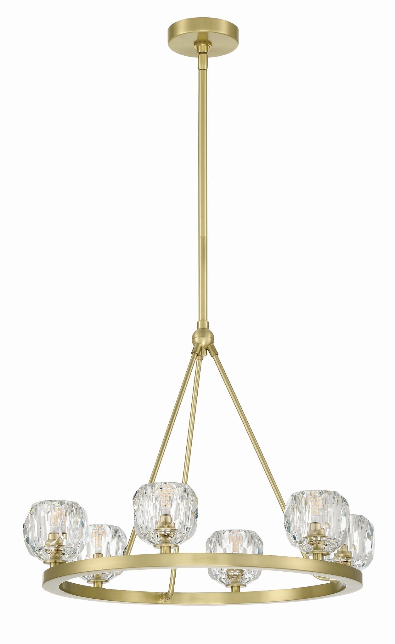 CRYSTORAMA, ARAGON LED SOFT CHANDELIER, CHANDELIER LIGHT
