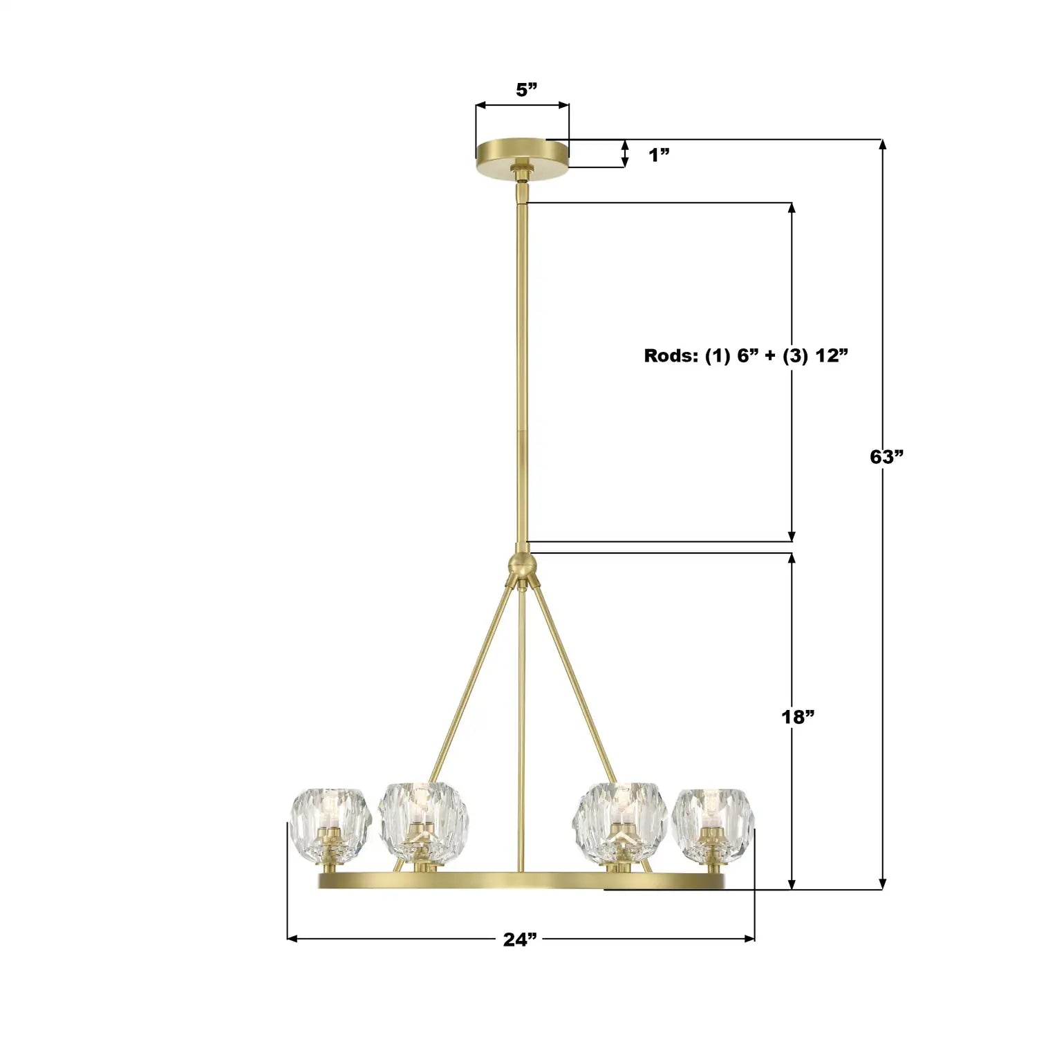 CRYSTORAMA, ARAGON LED SOFT CHANDELIER, CHANDELIER LIGHT