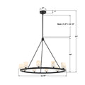 CRYSTORAMA, ARAGON LED CHANDELIER, CHANDELIER LIGHT