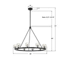 CRYSTORAMA, ARAGON LED CHANDELIER, CHANDELIER LIGHT