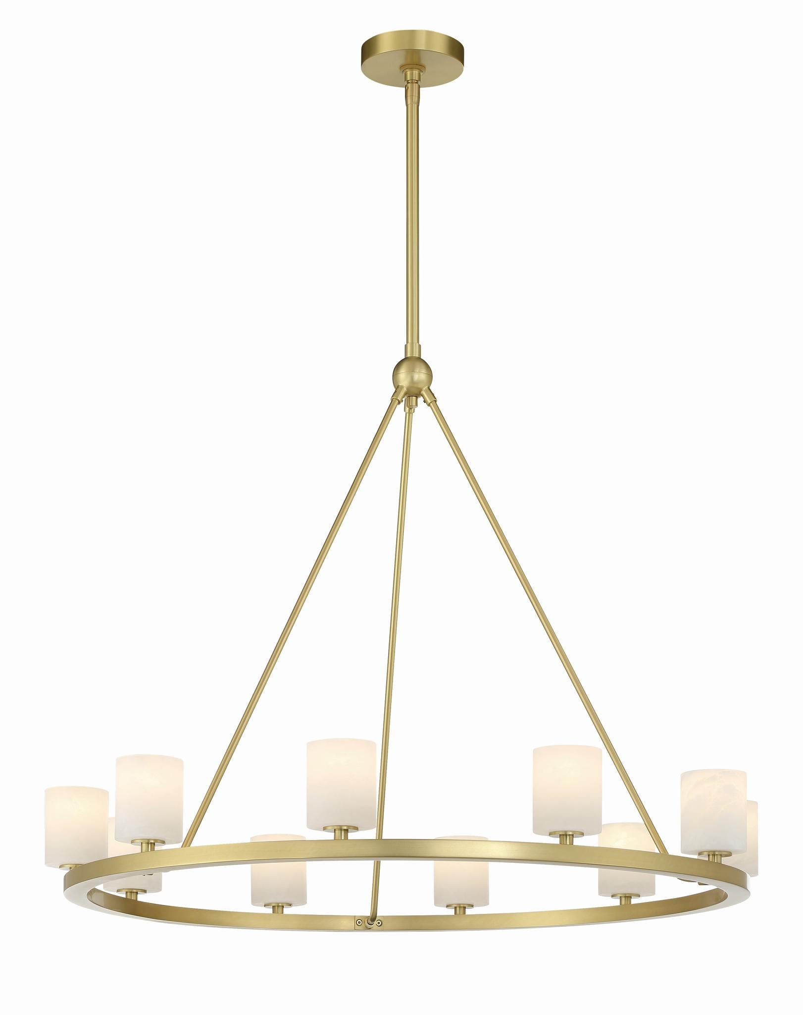 CRYSTORAMA, ARAGON LED SOFT CHANDELIER, CHANDELIER LIGHT
