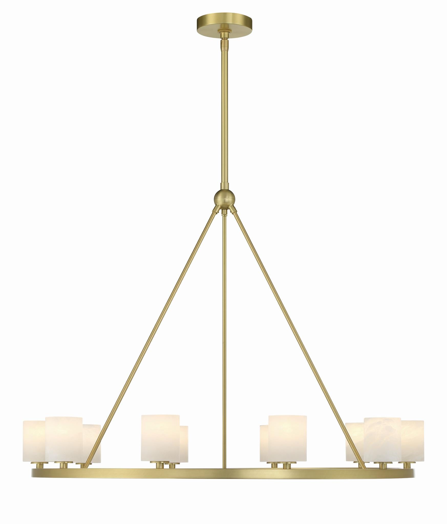CRYSTORAMA, ARAGON LED SOFT CHANDELIER, CHANDELIER LIGHT