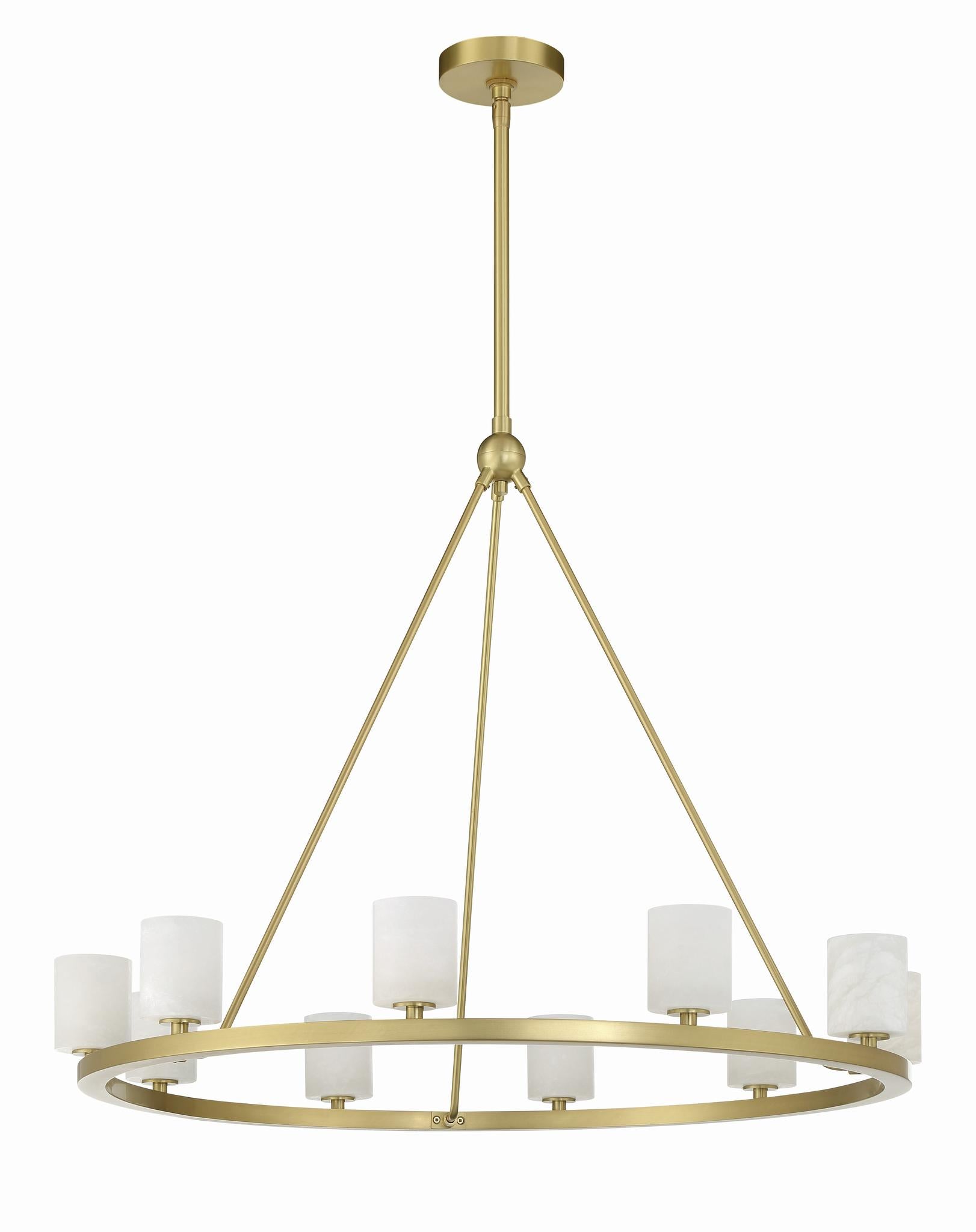 CRYSTORAMA, ARAGON LED SOFT CHANDELIER, CHANDELIER LIGHT