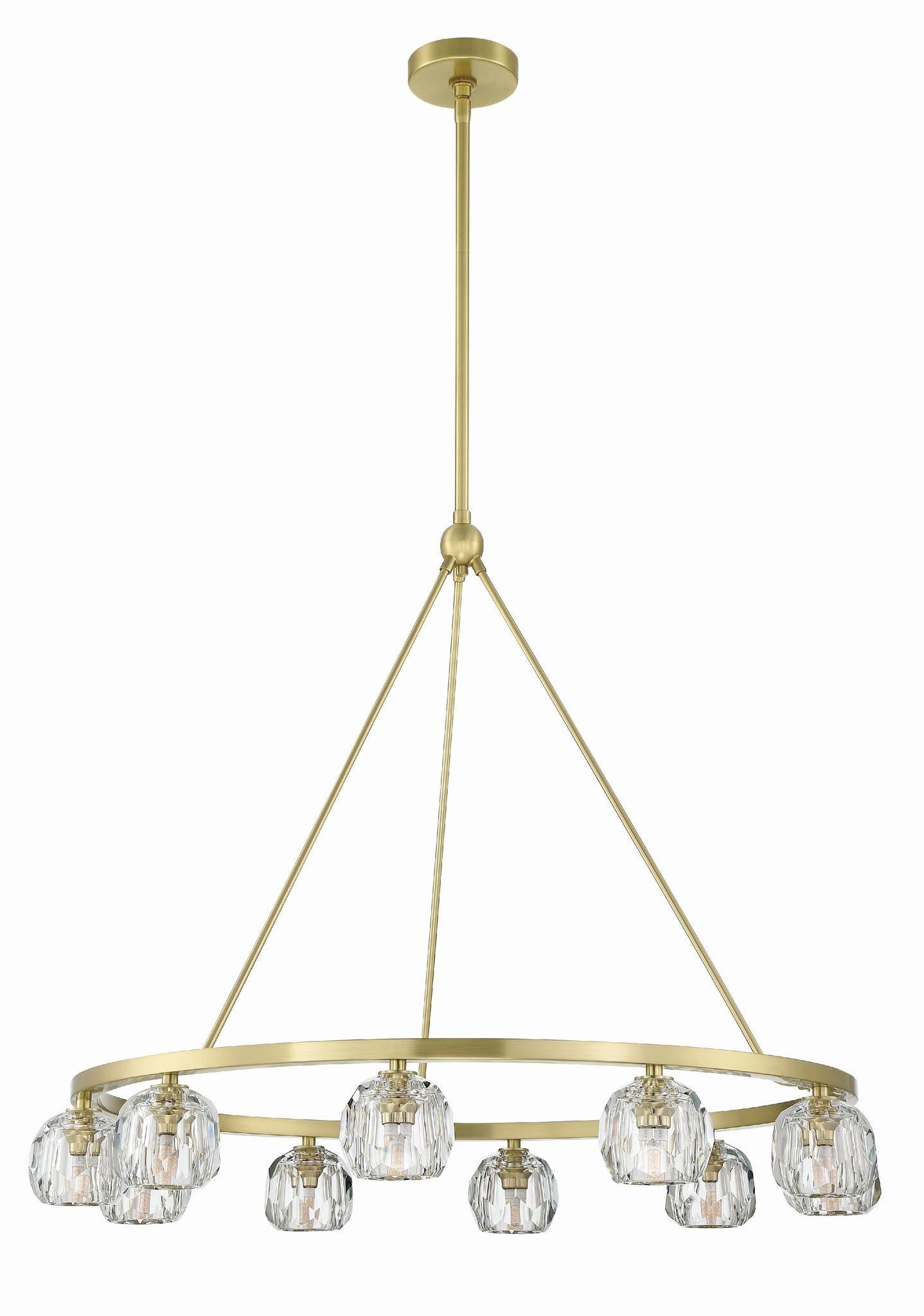 CRYSTORAMA, ARAGON LED SOFT CHANDELIER, CHANDELIER LIGHT