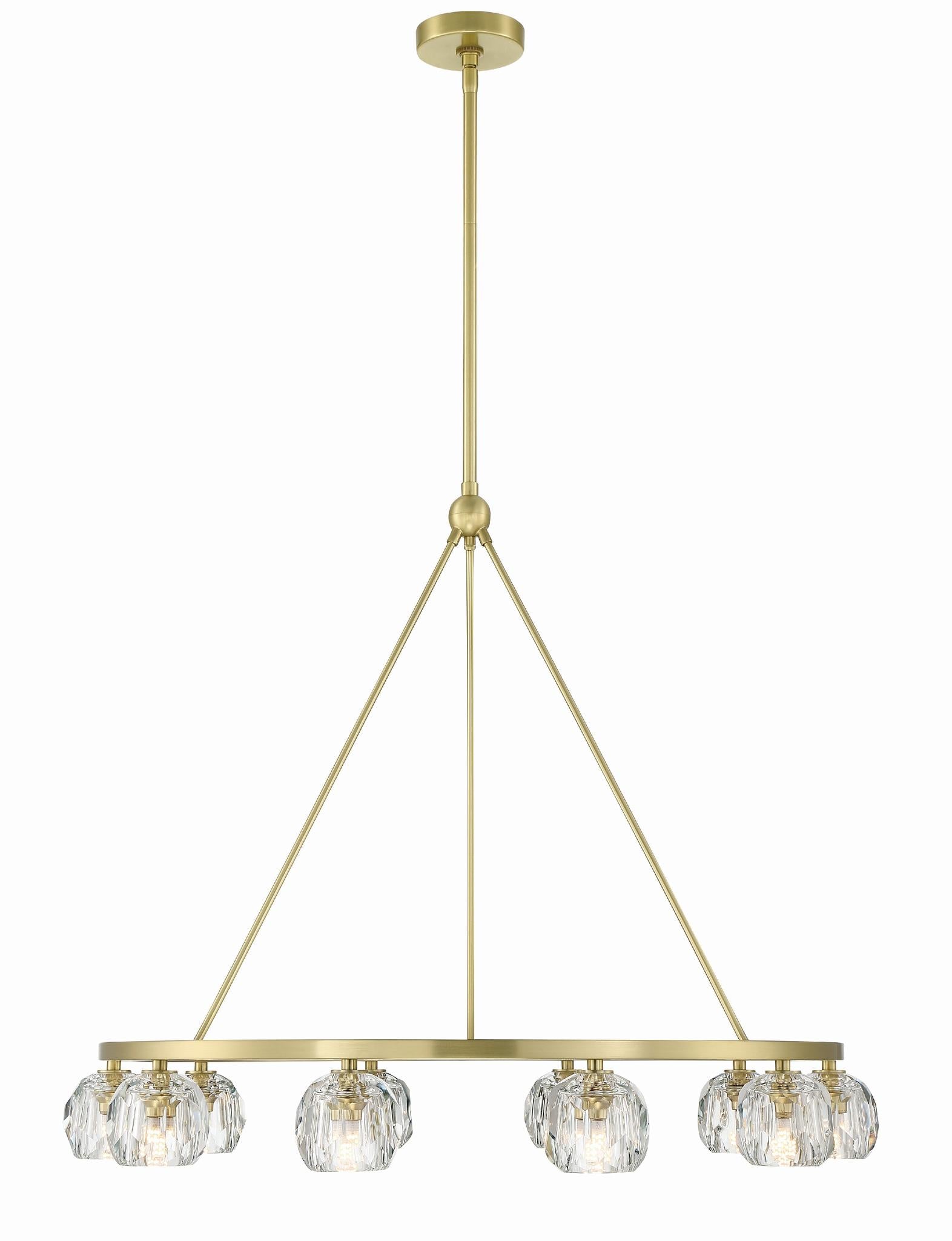 CRYSTORAMA, ARAGON LED SOFT CHANDELIER, CHANDELIER LIGHT