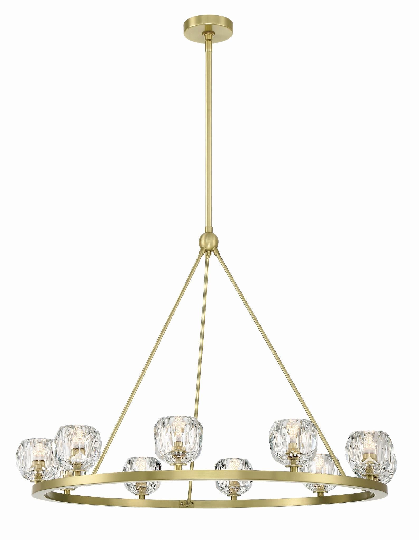 CRYSTORAMA, ARAGON LED SOFT CHANDELIER, CHANDELIER LIGHT