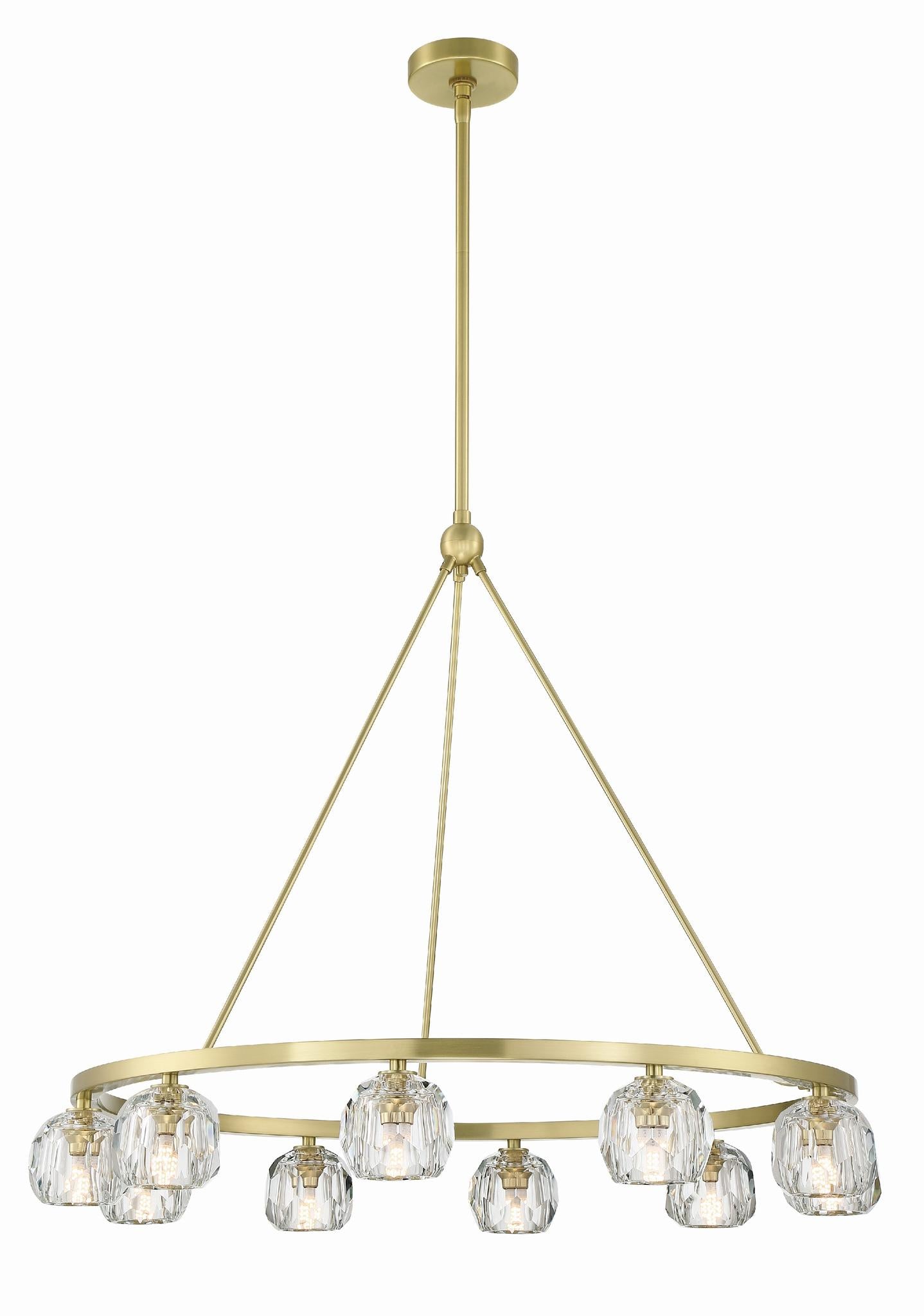 CRYSTORAMA, ARAGON LED SOFT CHANDELIER, CHANDELIER LIGHT