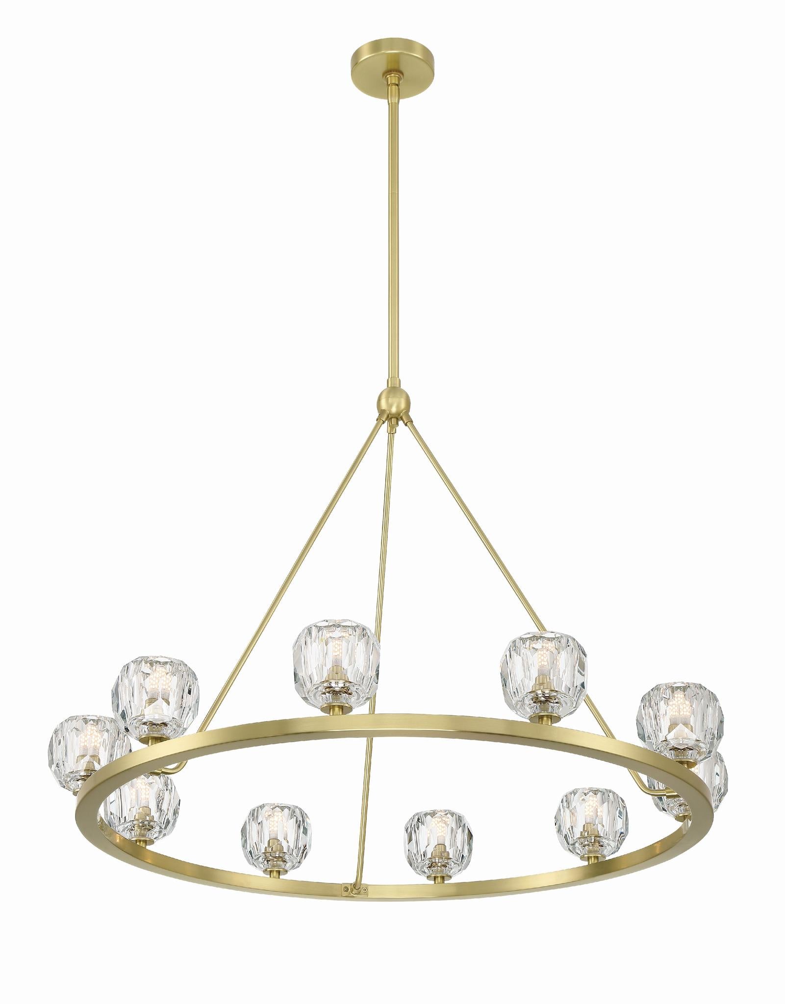 CRYSTORAMA, ARAGON LED SOFT CHANDELIER, CHANDELIER LIGHT
