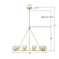 CRYSTORAMA, ARAGON LED SOFT CHANDELIER, CHANDELIER LIGHT