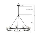 CRYSTORAMA, ARAGON LED CHANDELIER, CHANDELIER LIGHT