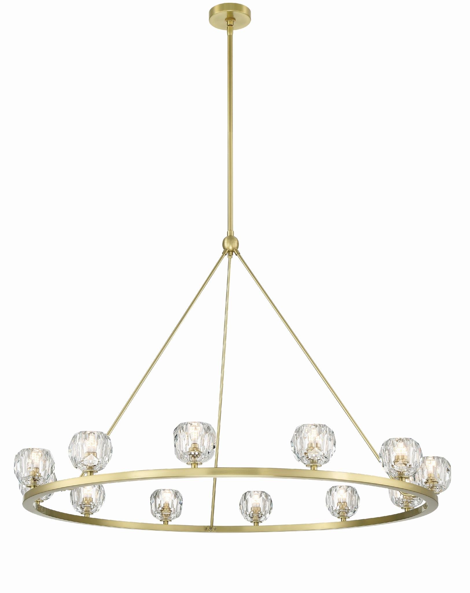 CRYSTORAMA, ARAGON LED SOFT CHANDELIER, CHANDELIER LIGHT