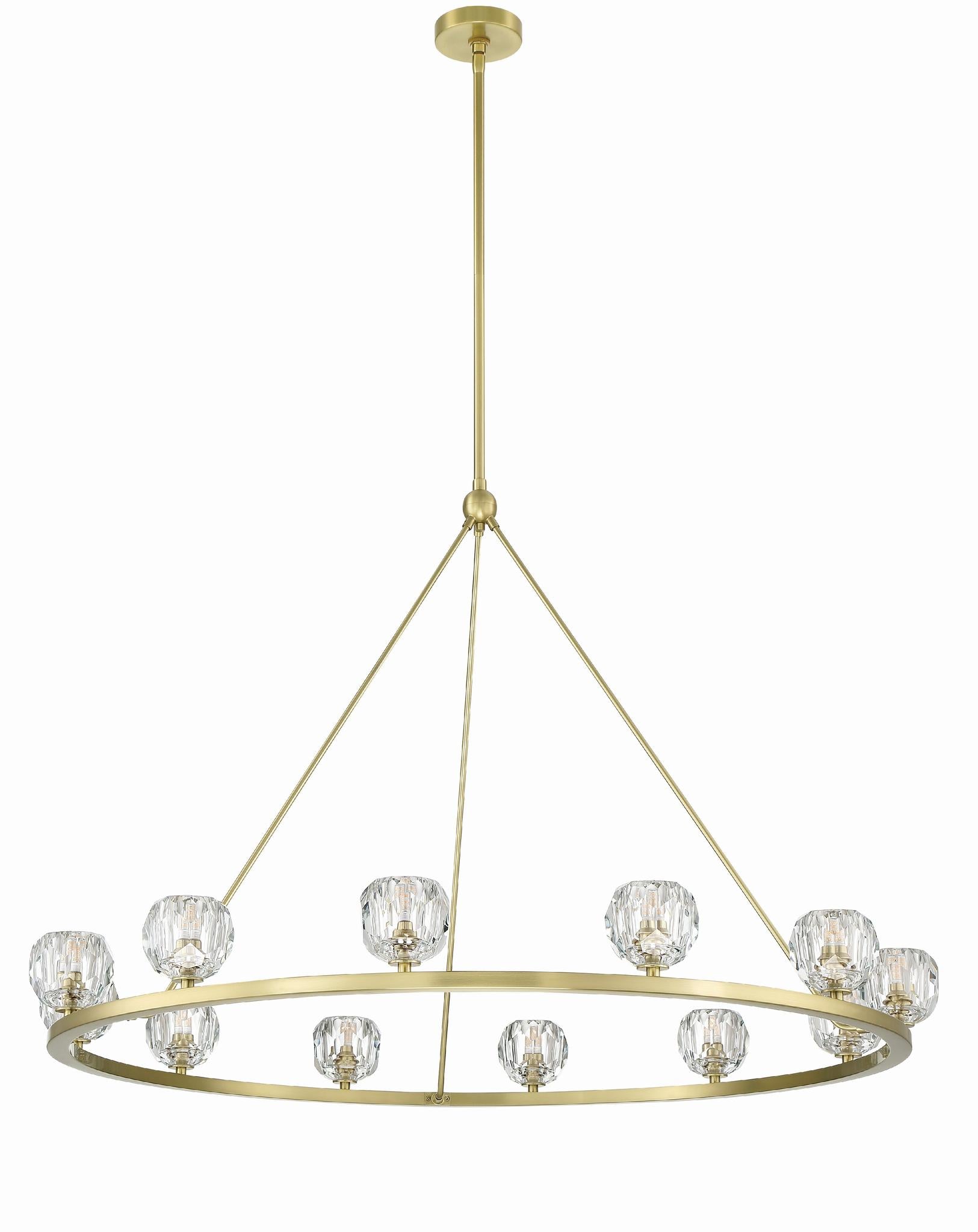 CRYSTORAMA, ARAGON LED SOFT CHANDELIER, CHANDELIER LIGHT