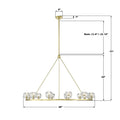 CRYSTORAMA, ARAGON LED SOFT CHANDELIER, CHANDELIER LIGHT