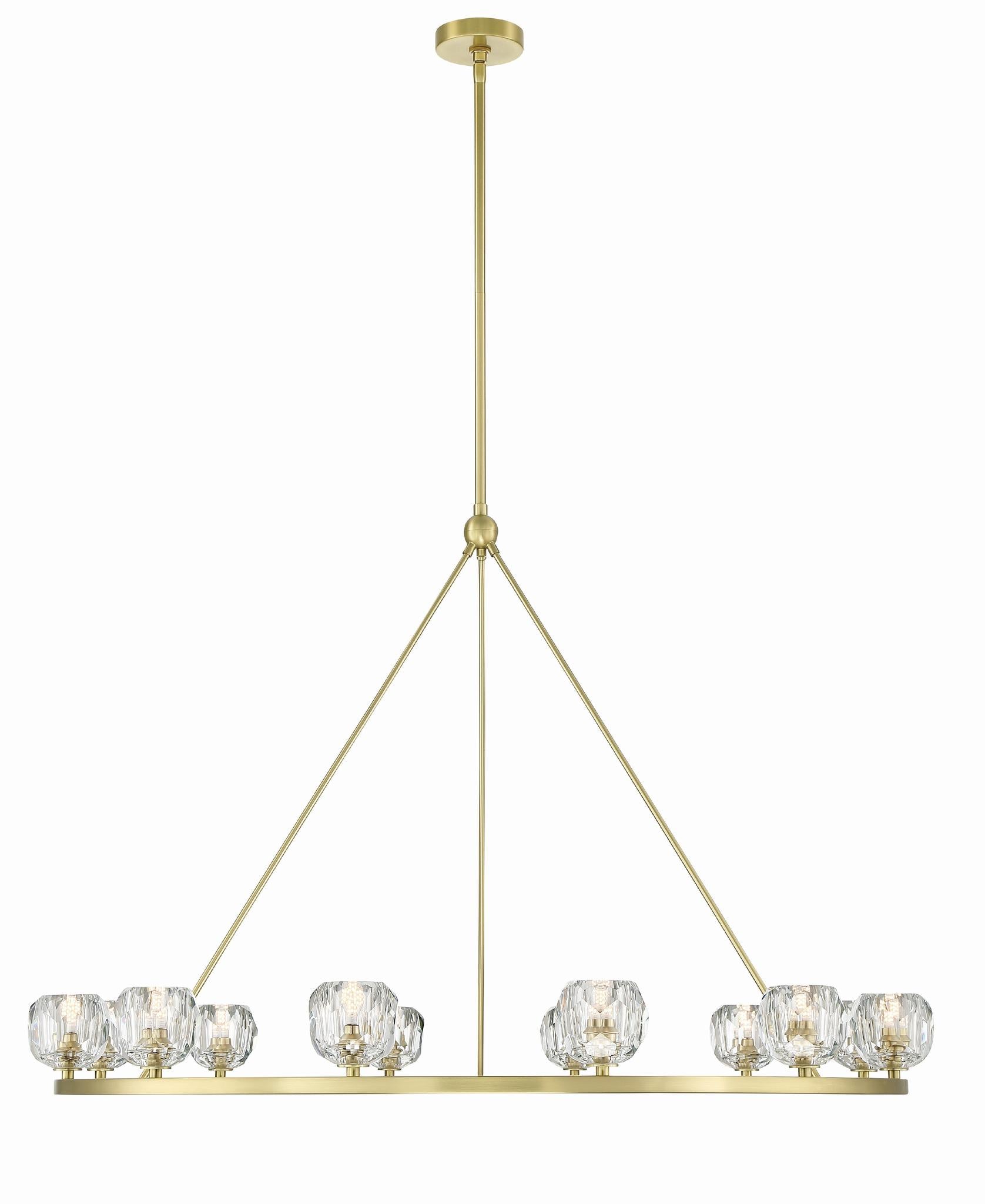 CRYSTORAMA, ARAGON LED SOFT CHANDELIER, CHANDELIER LIGHT