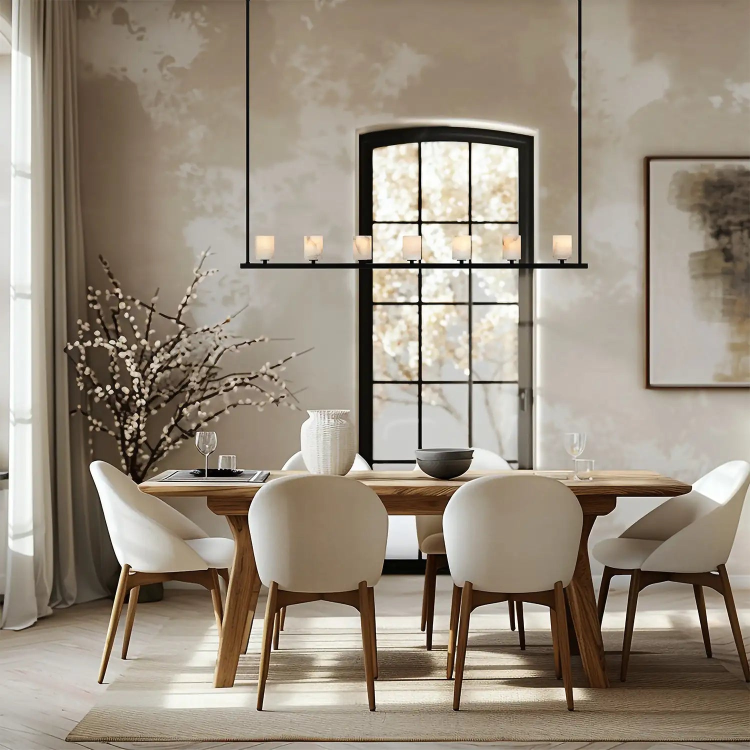 CRYSTORAMA, ARAGON LED LINEAR CHANDELIER, CHANDELIER LIGHT