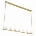 CRYSTORAMA, ARAGON LED SOFT LINEAR CHANDELIER, CHANDELIER LIGHT