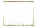 CRYSTORAMA, ARAGON LED SOFT LINEAR CHANDELIER, CHANDELIER LIGHT