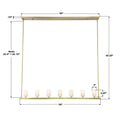 CRYSTORAMA, ARAGON LED SOFT LINEAR CHANDELIER, CHANDELIER LIGHT