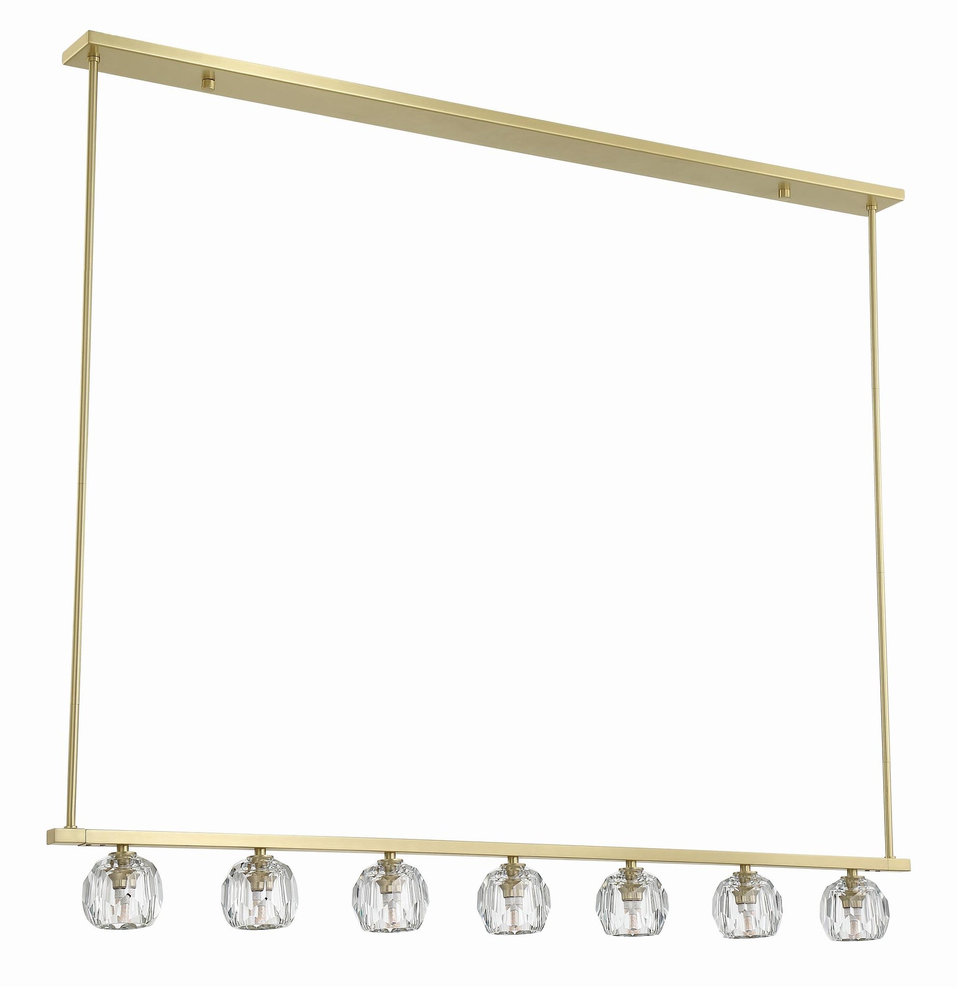 CRYSTORAMA, ARAGON LED SOFT LINEAR CHANDELIER, CHANDELIER LIGHT