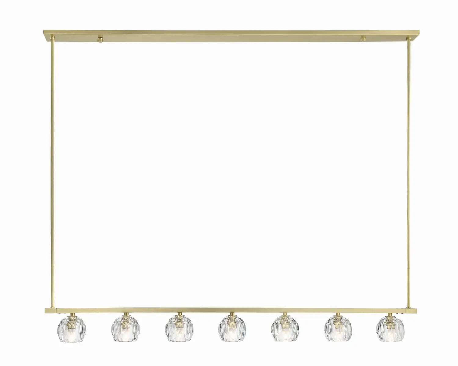 CRYSTORAMA, ARAGON LED SOFT LINEAR CHANDELIER, CHANDELIER LIGHT