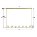 CRYSTORAMA, ARAGON LED SOFT LINEAR CHANDELIER, CHANDELIER LIGHT