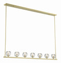 CRYSTORAMA, ARAGON LED SOFT LINEAR CHANDELIER, CHANDELIER LIGHT