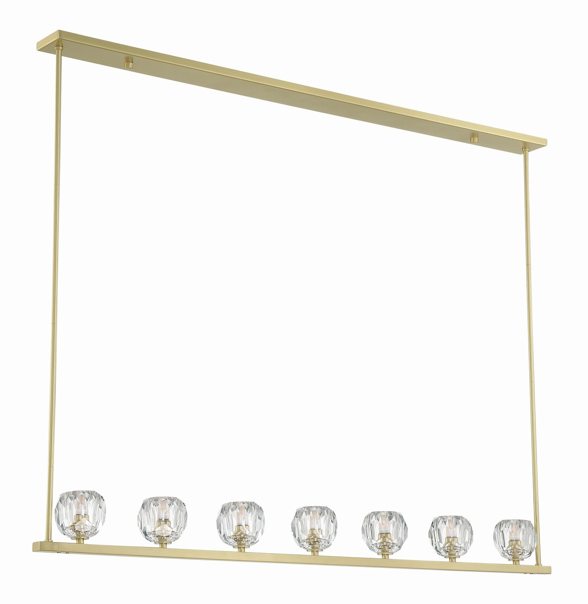 CRYSTORAMA, ARAGON LED SOFT LINEAR CHANDELIER, CHANDELIER LIGHT