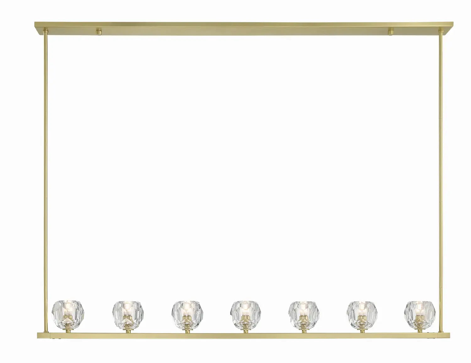 CRYSTORAMA, ARAGON LED SOFT LINEAR CHANDELIER, CHANDELIER LIGHT