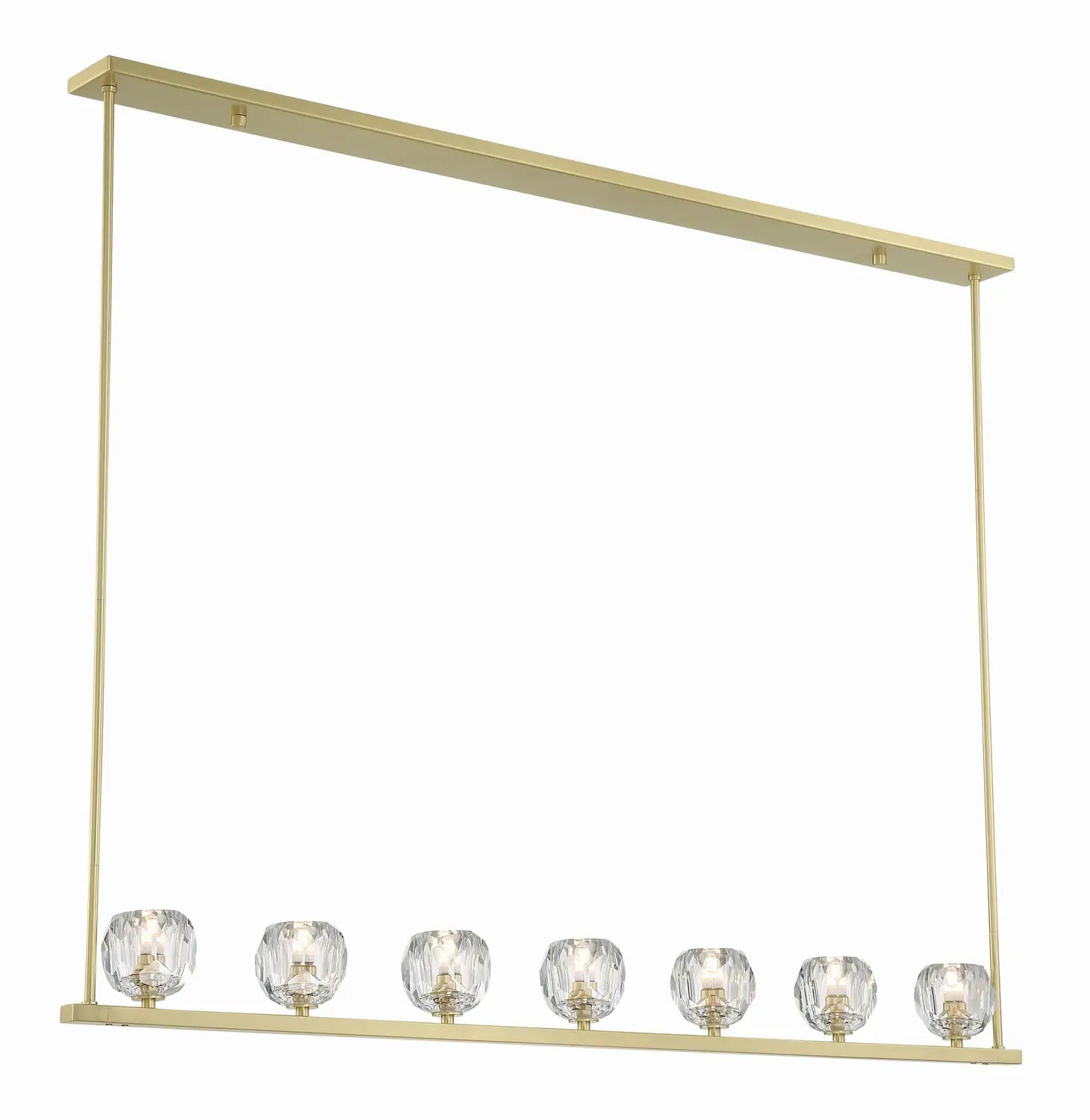 CRYSTORAMA, ARAGON LED SOFT LINEAR CHANDELIER, CHANDELIER LIGHT