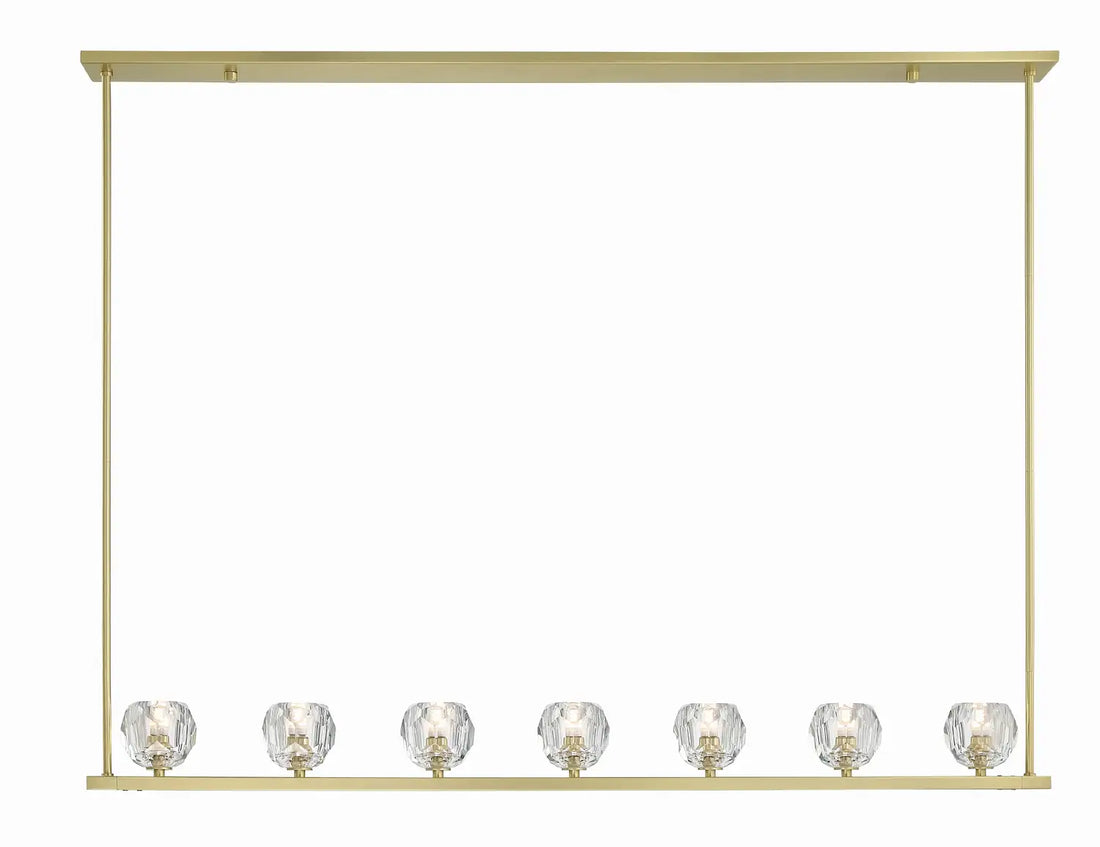 CRYSTORAMA, ARAGON LED SOFT LINEAR CHANDELIER, CHANDELIER LIGHT