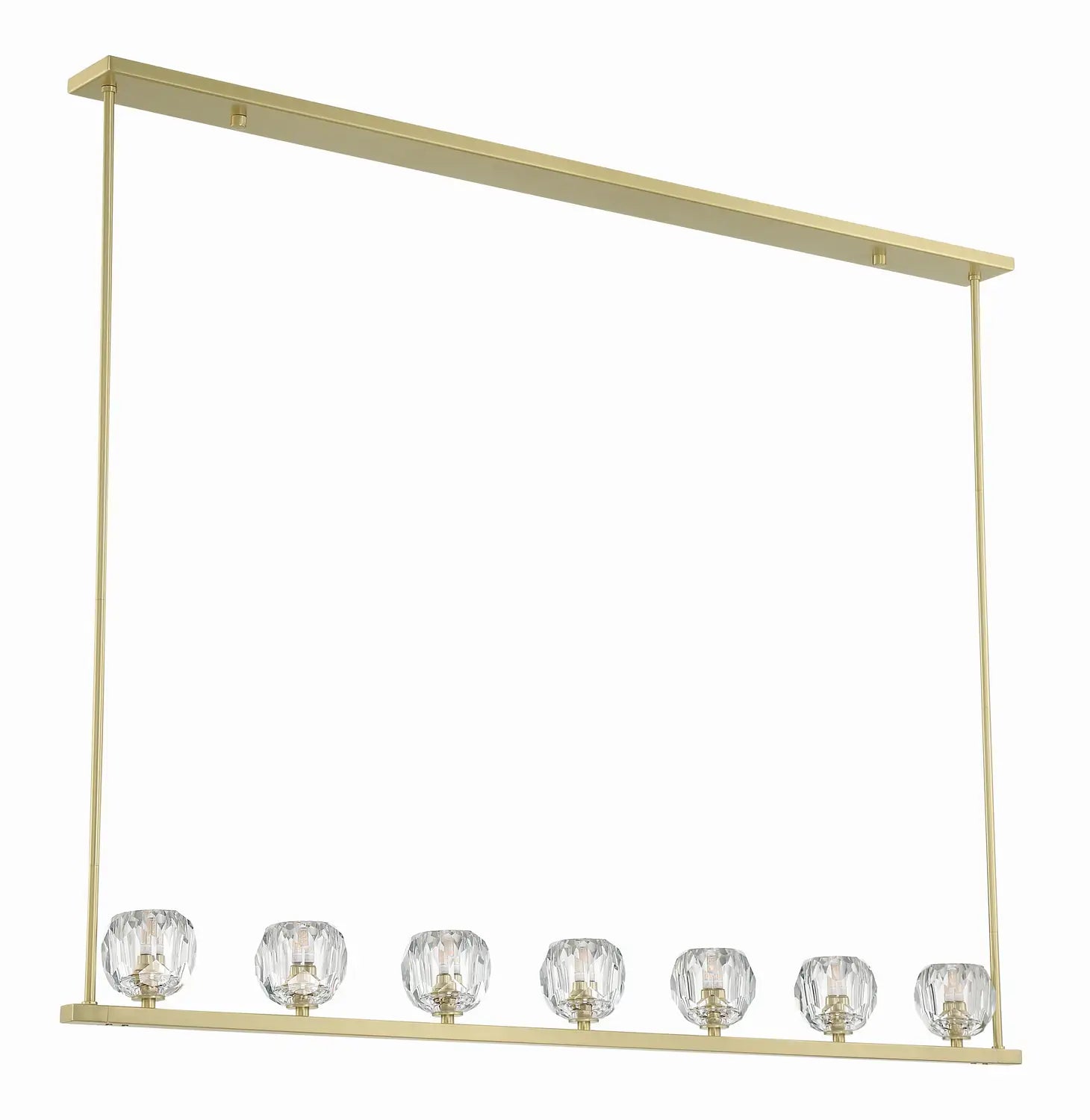 CRYSTORAMA, ARAGON LED SOFT LINEAR CHANDELIER, CHANDELIER LIGHT