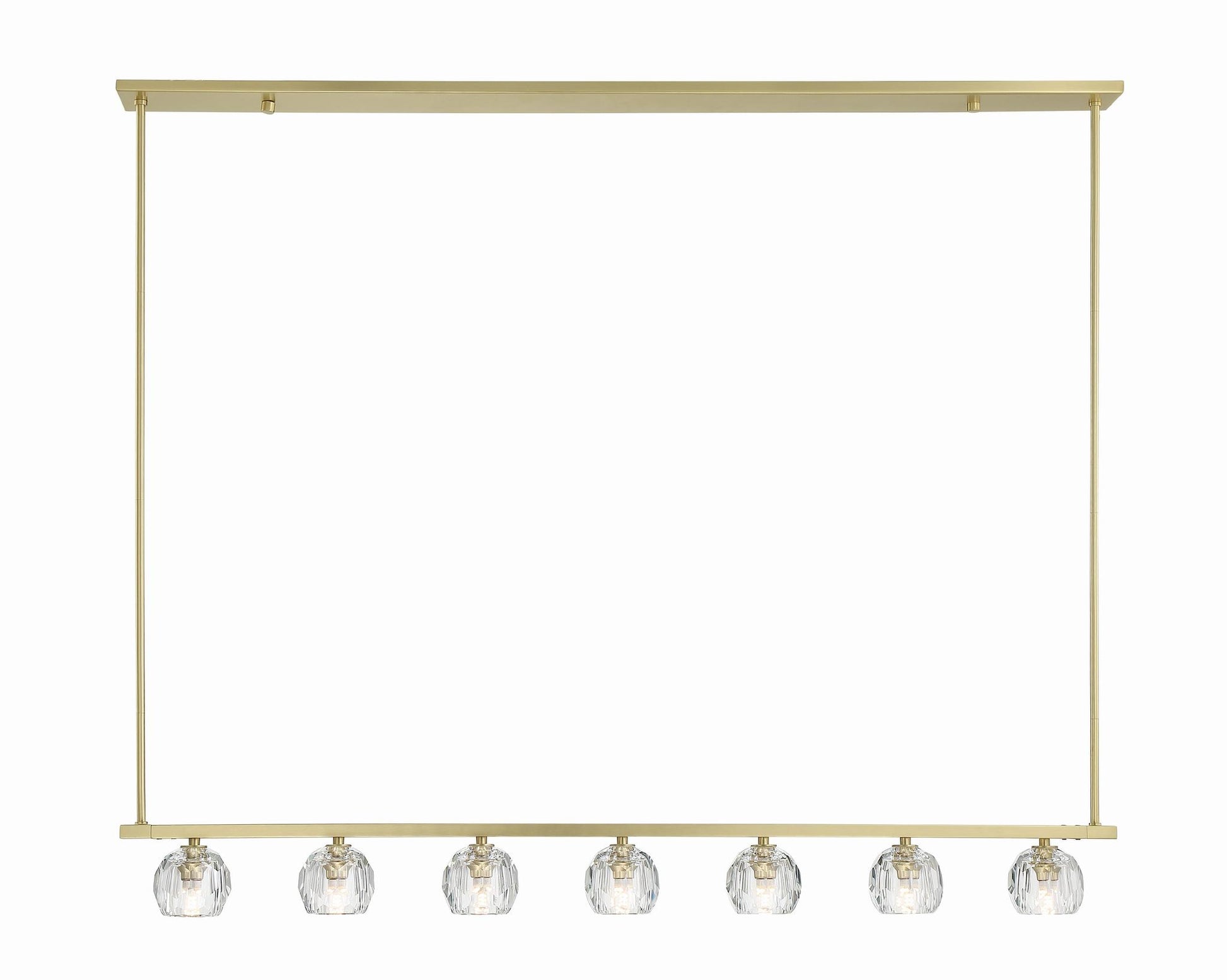 CRYSTORAMA, ARAGON LED SOFT LINEAR CHANDELIER, CHANDELIER LIGHT