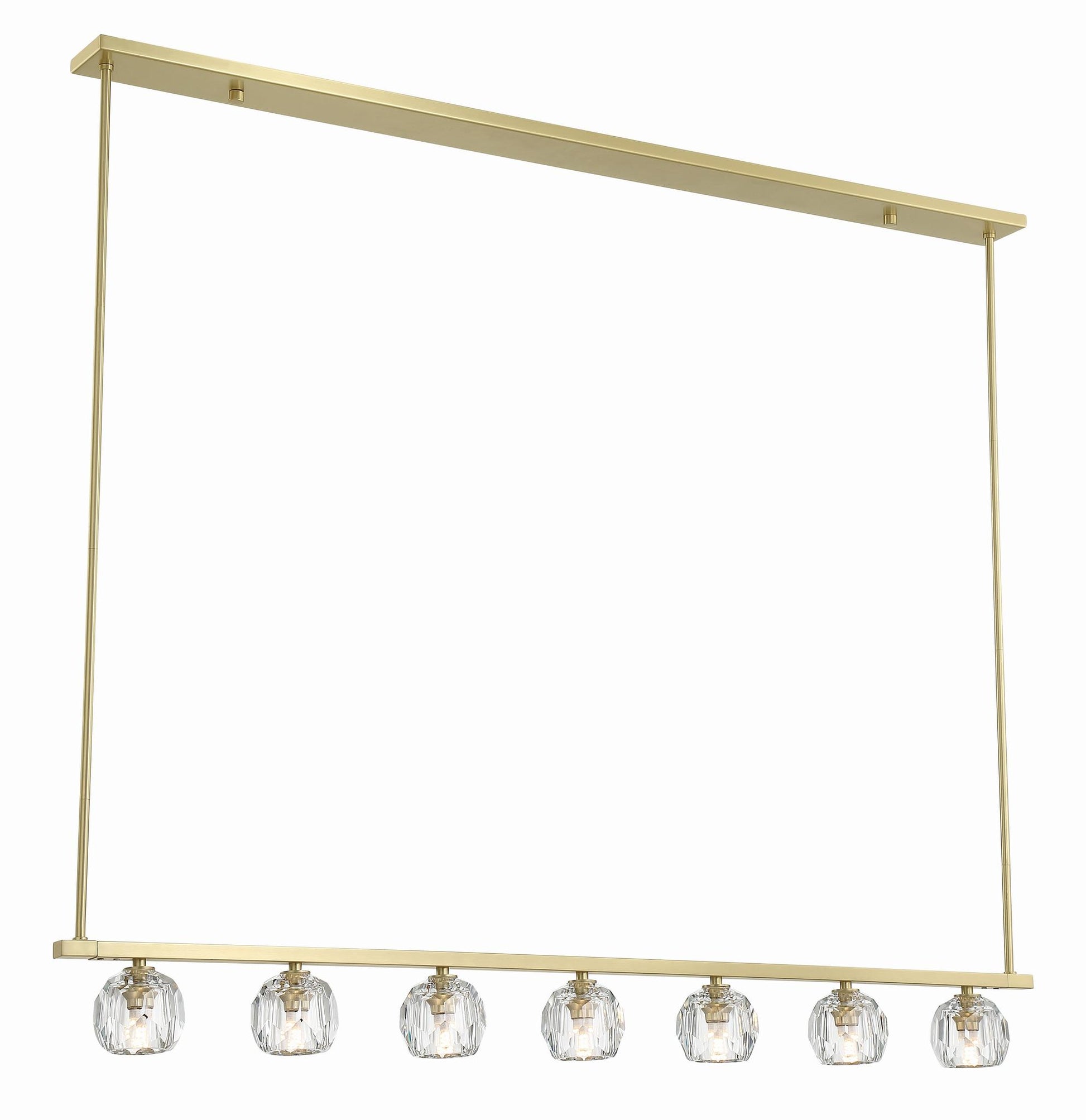 CRYSTORAMA, ARAGON LED SOFT LINEAR CHANDELIER, CHANDELIER LIGHT