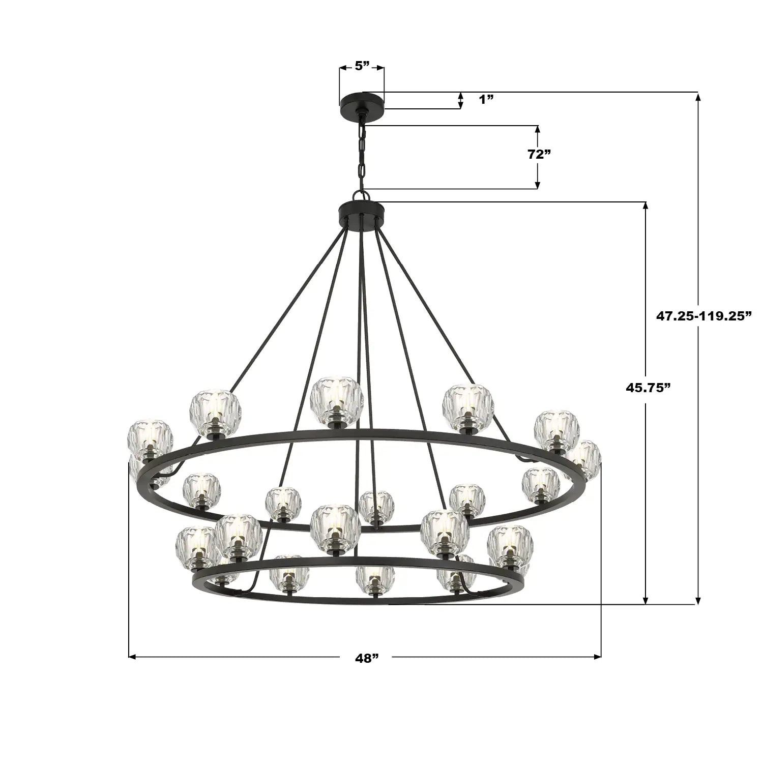 CRYSTORAMA, ARAGON LED CHANDELIER, CHANDELIER LIGHT