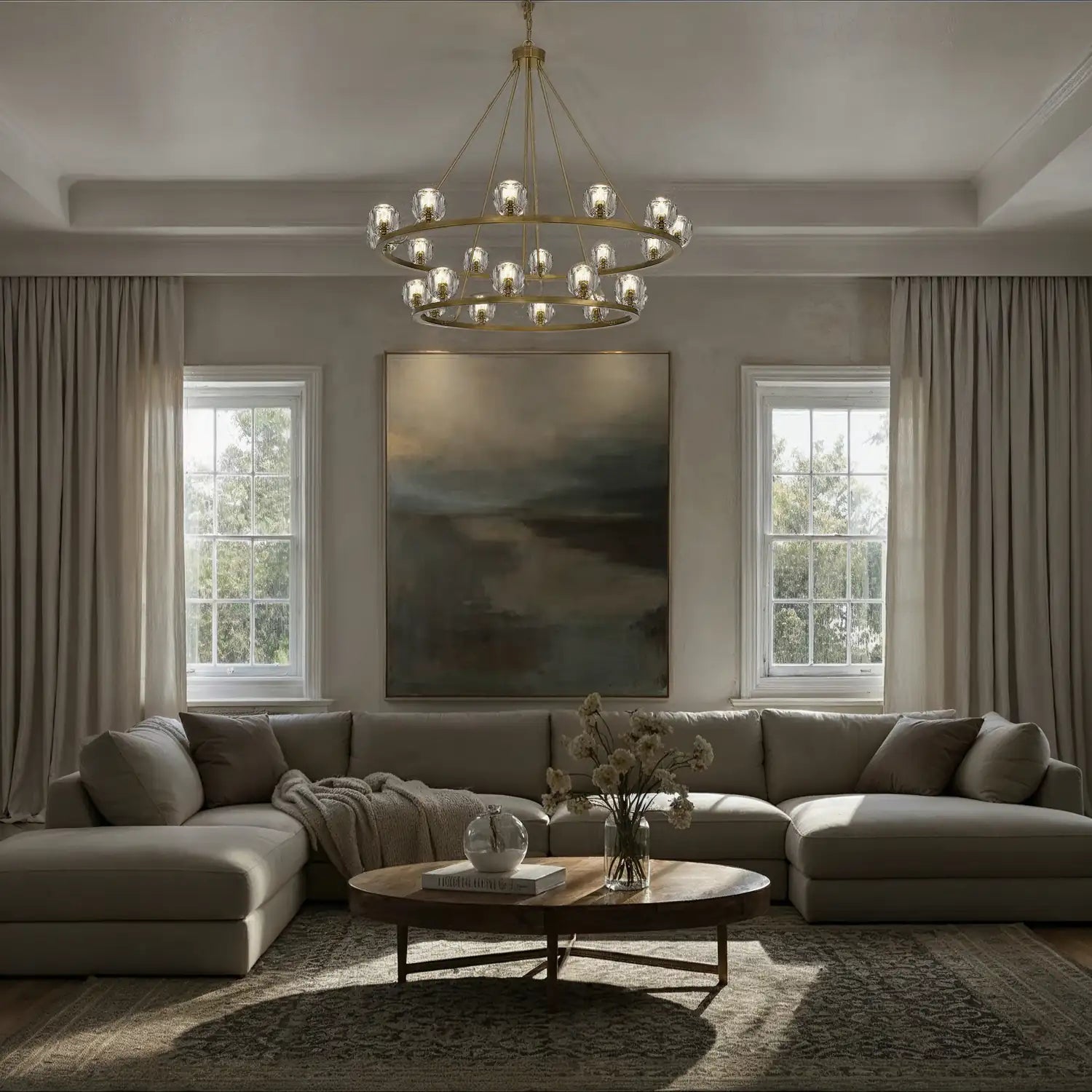 CRYSTORAMA, ARAGON LED CHANDELIER, CHANDELIER LIGHT