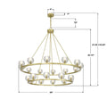 CRYSTORAMA, ARAGON LED CHANDELIER, CHANDELIER LIGHT