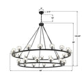 CRYSTORAMA, ARAGON LED CHANDELIER, CHANDELIER LIGHT