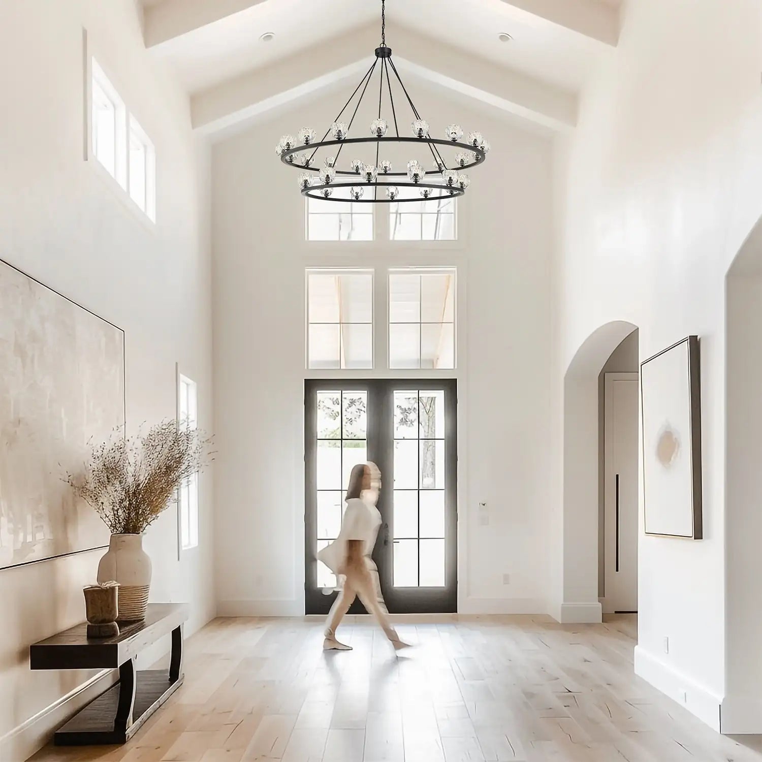 CRYSTORAMA, ARAGON LED CHANDELIER, CHANDELIER LIGHT