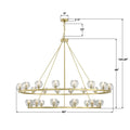 CRYSTORAMA, ARAGON LED SOFT CHANDELIER, CHANDELIER LIGHT