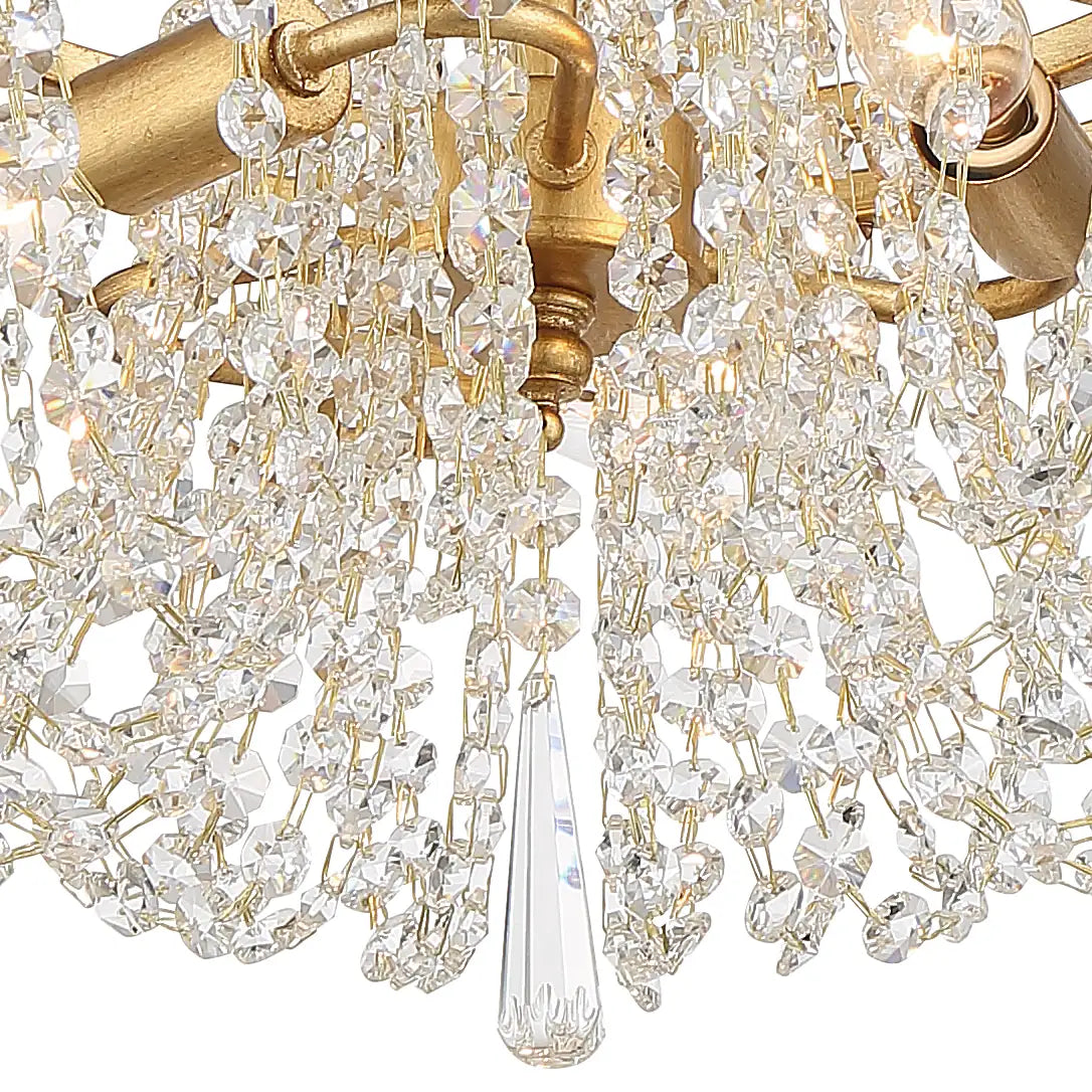 CRYSTORAMA, ARCADIA SEMI FLUSH MOUNT, FLUSH MOUNT CEILING LIGHTS