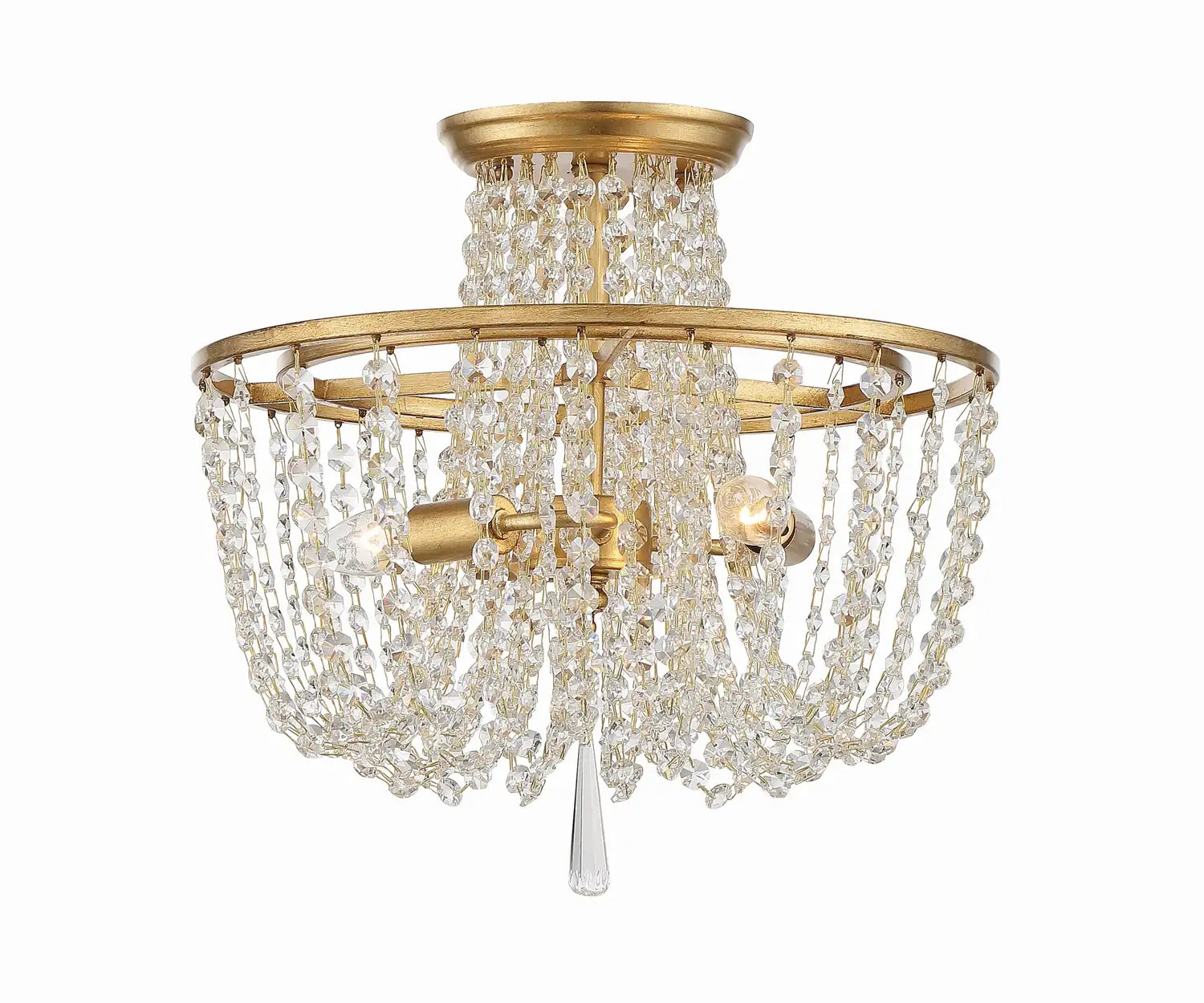 CRYSTORAMA, ARCADIA SEMI FLUSH MOUNT, FLUSH MOUNT CEILING LIGHTS