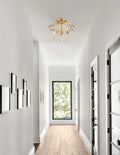 CRYSTORAMA, ARCADIA SEMI FLUSH MOUNT, FLUSH MOUNT CEILING LIGHTS