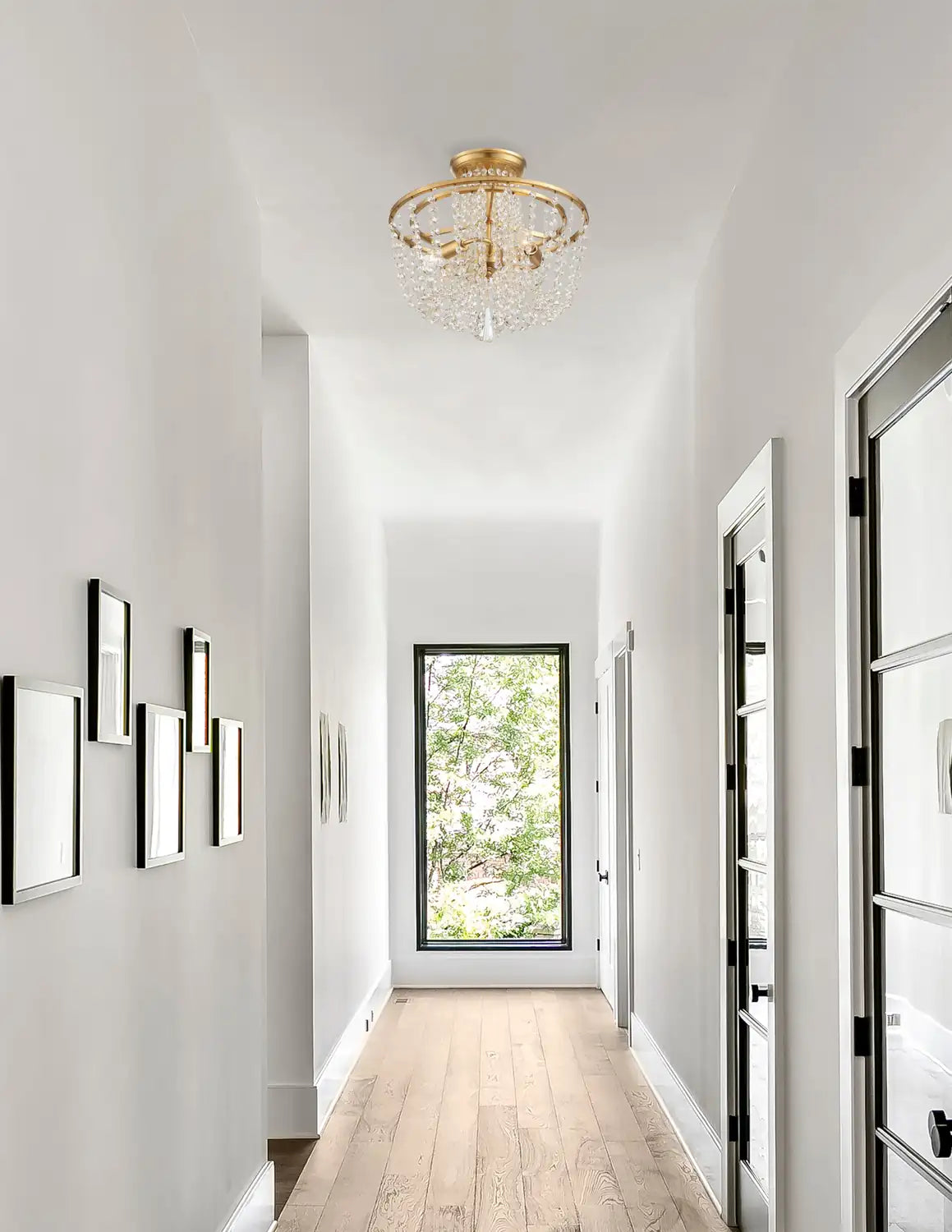 CRYSTORAMA, ARCADIA SEMI FLUSH MOUNT, FLUSH MOUNT CEILING LIGHTS