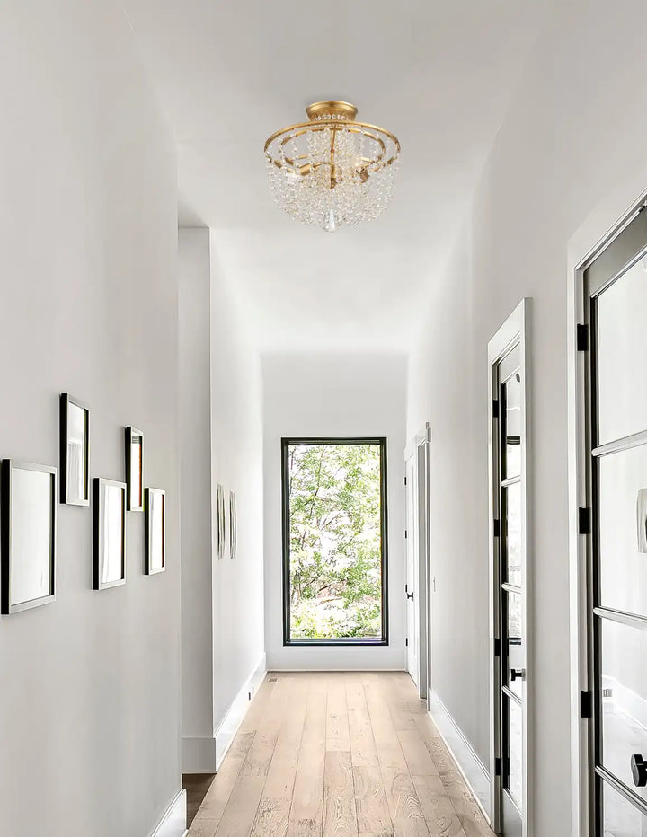 CRYSTORAMA, ARCADIA SEMI FLUSH MOUNT, FLUSH MOUNT CEILING LIGHTS