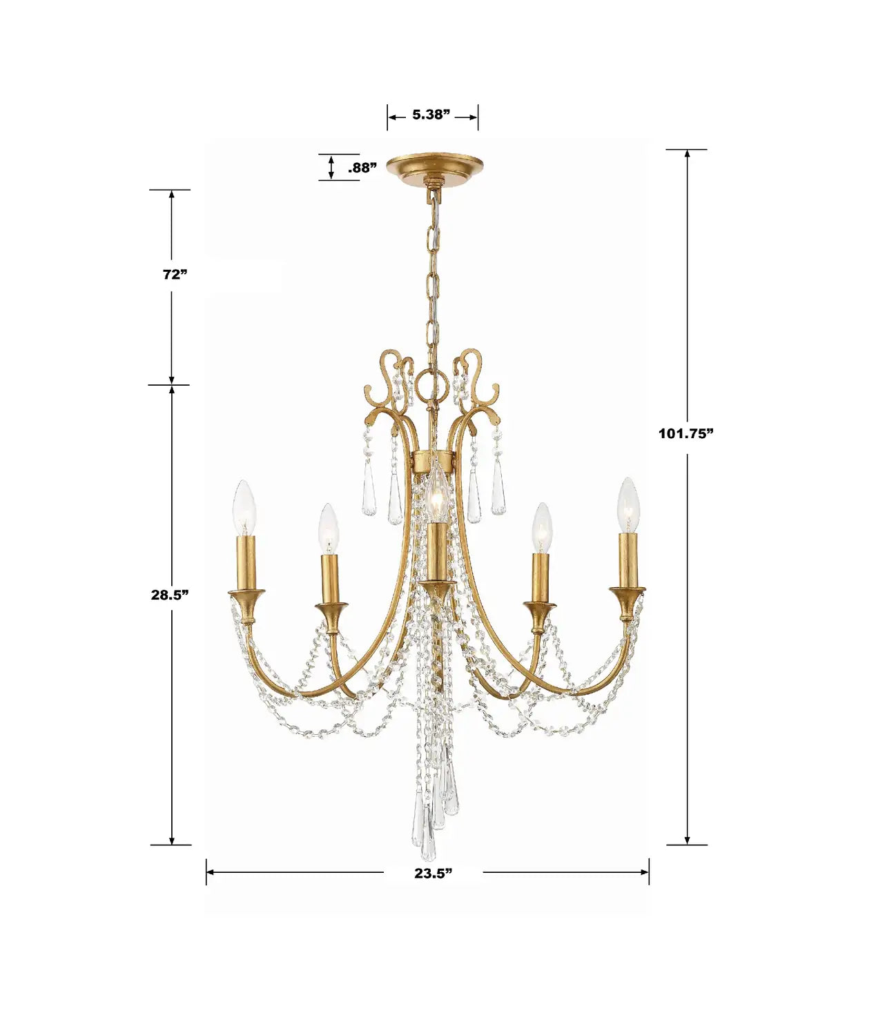 CRYSTORAMA, ARCADIA CHANDELIER, CHANDELIER LIGHT