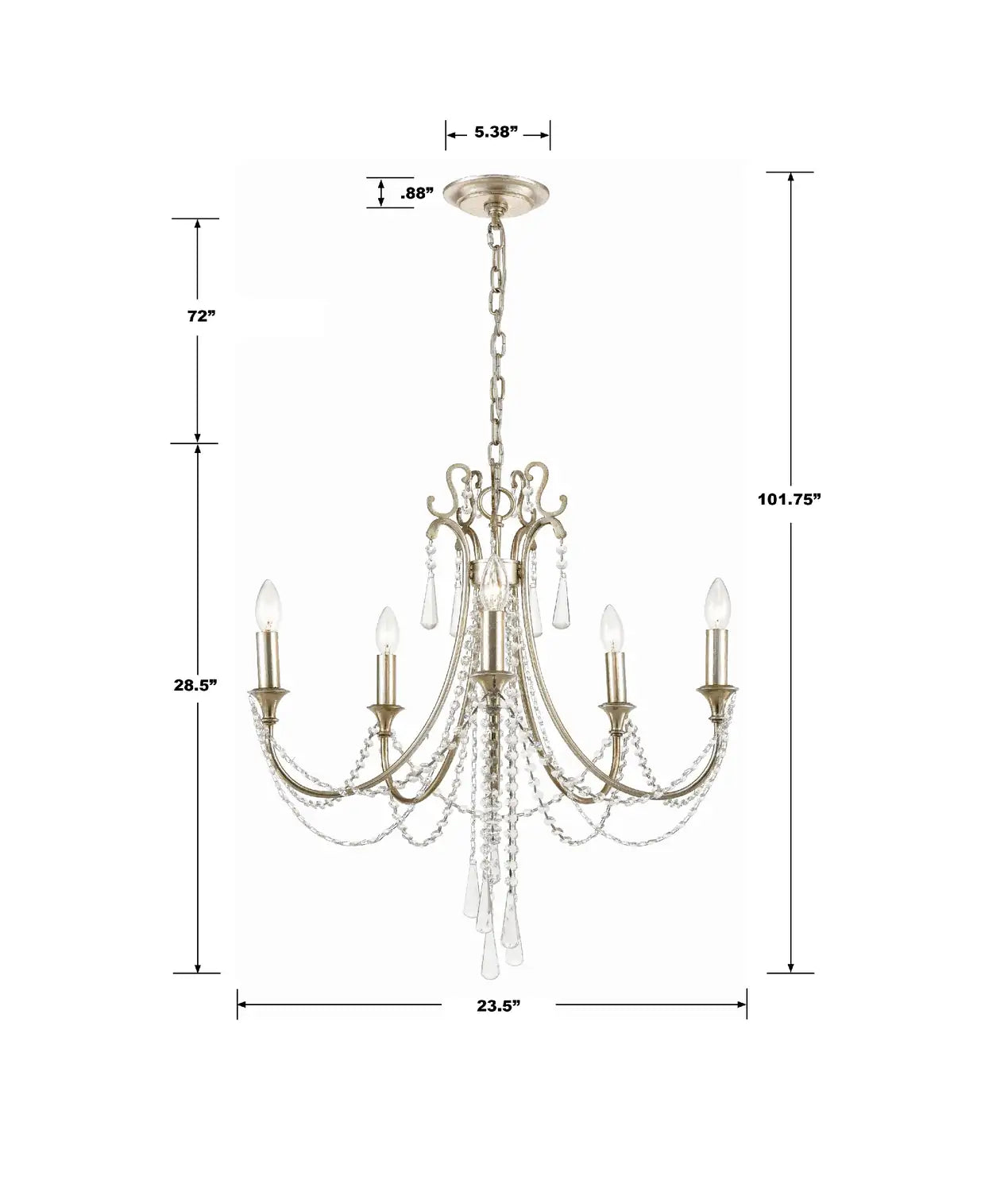 CRYSTORAMA, ARCADIA CHANDELIER, CHANDELIER LIGHT