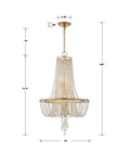 CRYSTORAMA, ARCADIA CHANDELIER, CHANDELIER LIGHT