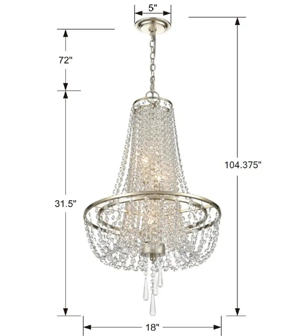 CRYSTORAMA, ARCADIA CHANDELIER, CHANDELIER LIGHT